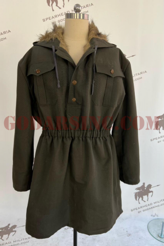 WWII German Waffen SS Mousegrey M40 Early Type Fur-lined "Kharkov" Parka
