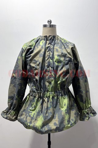 WWII German SSVT Early Pattern M38 Lateral Plane Tree Camo Reversible Smock