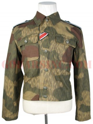 WWII German Tan & Water 43 Camo M45 Field Jacket