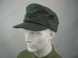 WWII German Heer/Waffen-SS Field-grey Wool M43 Field Cap
