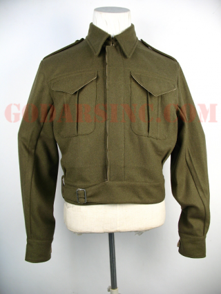 WWII Australian Imperial Force Khaki Green Battle Dress Jacket
