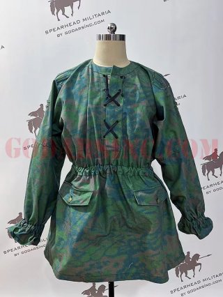 WWII German Waffen SS M42 Palm & Forest Camo Reversible Smock