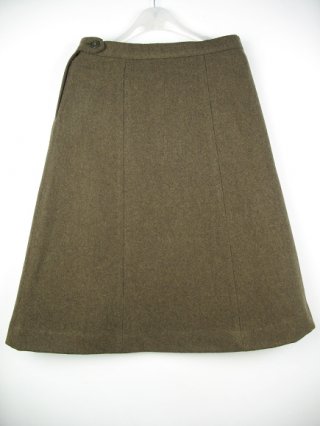 WWII US Women's Army Corps / WAC Olive Drab Gabardine Skirt