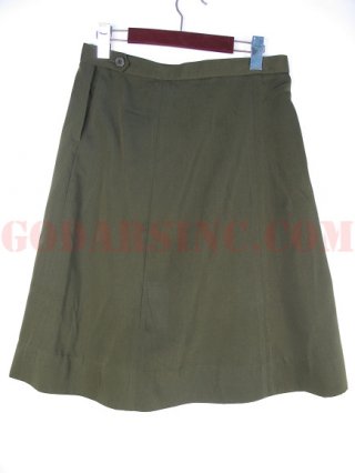 WWII US Women's Army Corps / WAC Olive Green Gabardine Skirt
