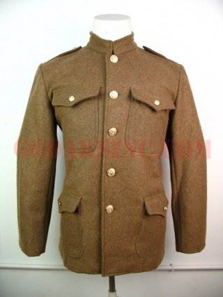 WWI US Army Khaki Wool Service Tunic (Doughboy's Tunic)