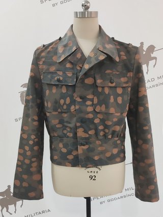 WWII German Waffen SS Autumn Polly Dot Camo M44 Field Jacket