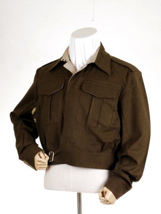 WWII British Army Officer Pattern Gabardine 1937 Battle Dress Jacket