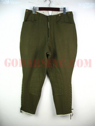 WWI 1st Australian Imperial Force Brown Green Wool Service Breeches