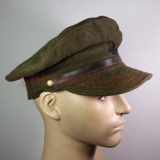 WW1 Australian 1st AIF Soft Visor Brown-green Wool Trench Cap
