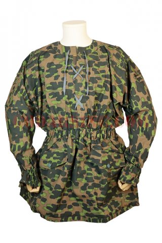 WWII German Waffen SS M42 Lateral Varient Camo Reversible Smock