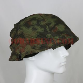 WWII German Waffen-SS TypeI Blurred Edge Camo Reversible Helmet Cover (without foliage loops)