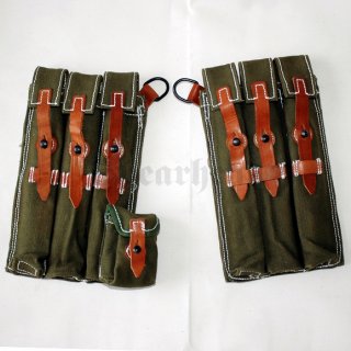 WWII German MP40 Canvas Ammo Pouches