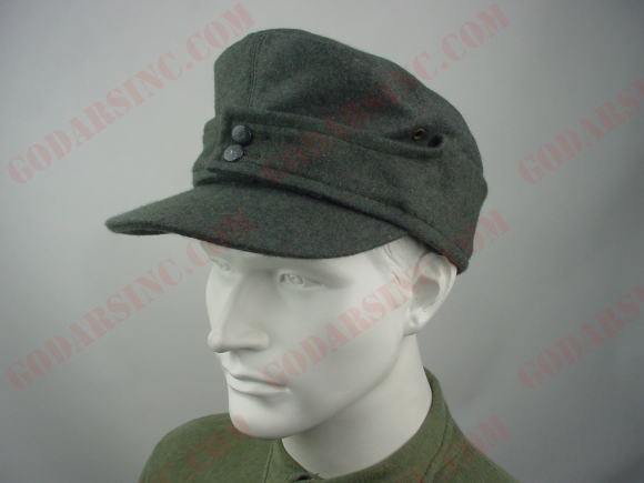 WWII German Heer/Waffen-SS Field-grey Wool M43 Field Cap