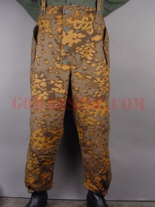 WWII German Waffen SS Autumn Oakleaf A Camo Winter Reversible Trousers