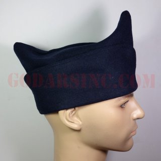 WWI French Foreign Legion Infantry Iron Blue Wool Side cap (bonnet de police)