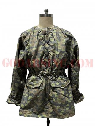 WWII German Waffen-SS Polly Dot Camo M42 Reversible Smock