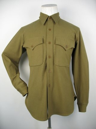 WWII US Marine Corps Officer "Mustard" Service Shirt