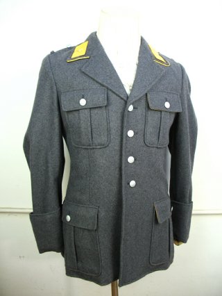 WWII German Luftwaffe NCO Bluegrey Wool M38 Service Tunic