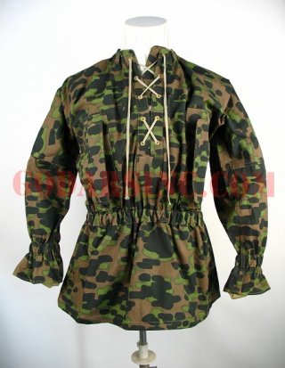 WWII German SSVT M38 Lateral Varient Camo Reversible Smock