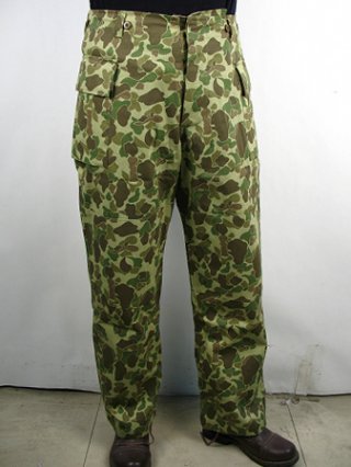 WWII US Army Frog Camo HBT Utility Trousers