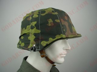 WWII German Waffen-SS Plane Tree 1/2 Camo Reversible Helmet Cover